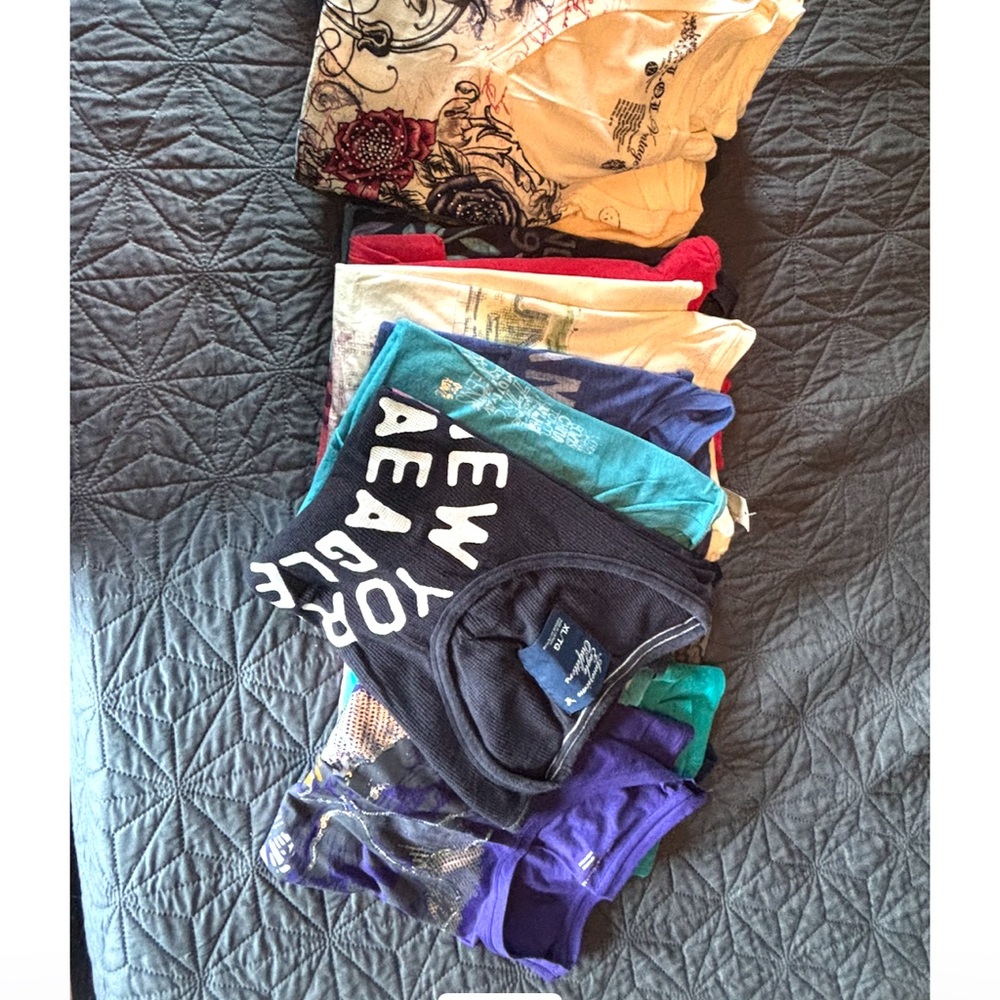 Lot of 25 American Eagle graphic tees